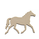 Wooden Horse MDF Craft Shapes - LaserworksUK