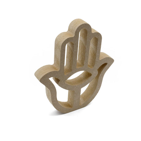 Freestanding Hamsa Hand - 18mm MDF - Laserworksuk
