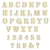 Acrylic 4cm High Letters & Numbers - 40 Colours - Multi Buy Discounts - Laserworksuk