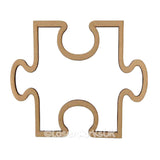 Outline Jigsaw Puzzle Pieces - Craft shapes - LaserworksUK