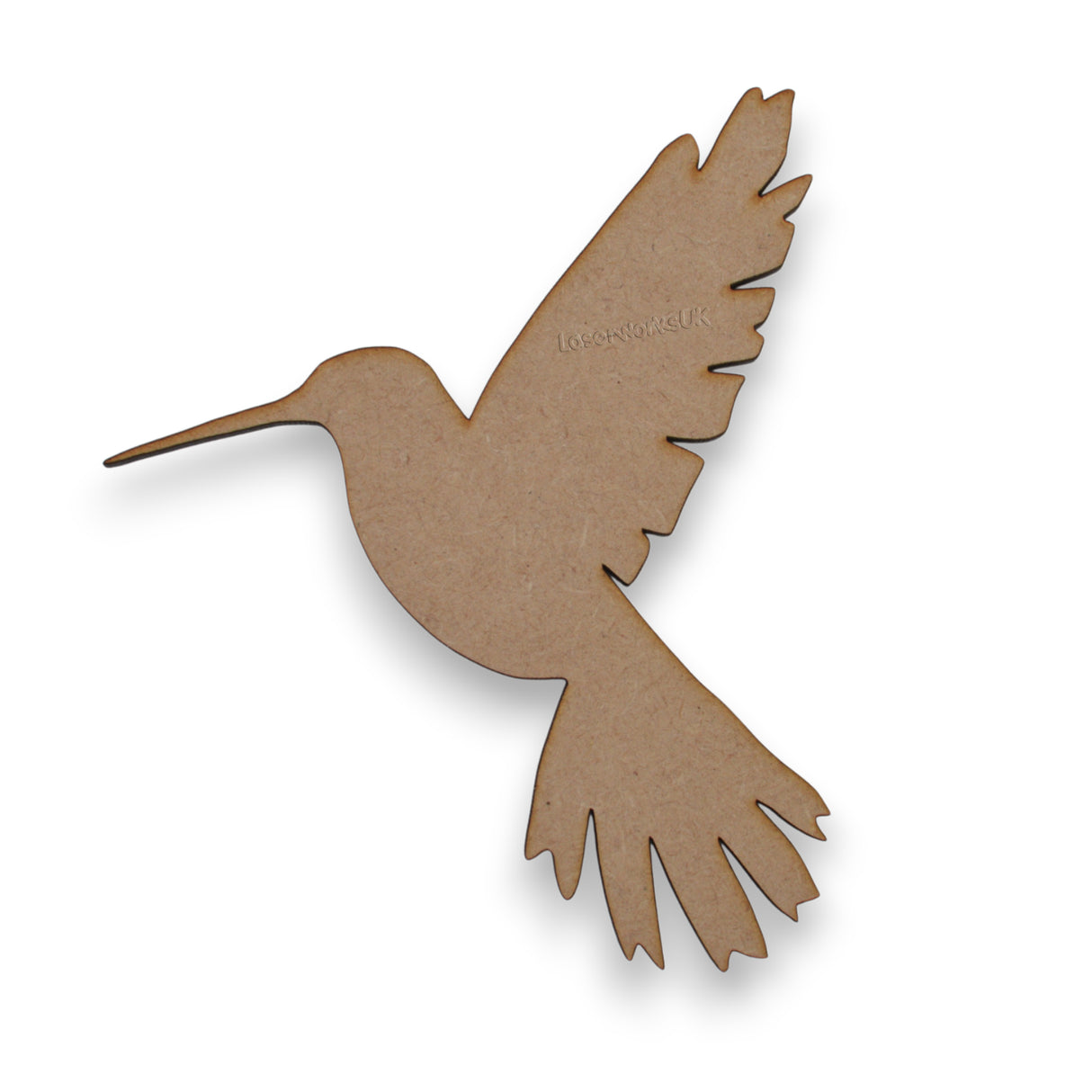 Wooden Kingfisher Craft Shapes – Wildlife MDF Blanks - LaserworksUK