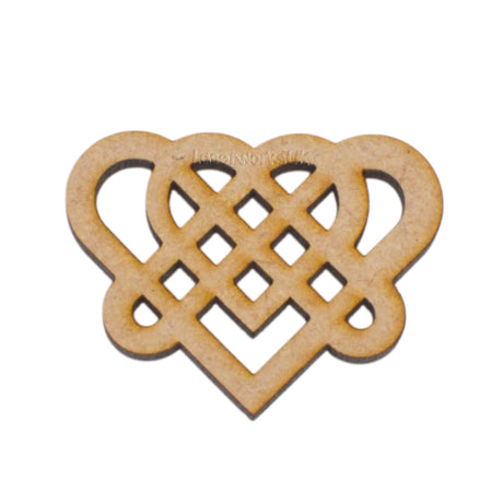 Wooden Celtic Knot Shapes - Trinity Knot - Triquetra - LaserworksUK