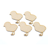 10x Easter Chicks Craft Shapes - MDF Wooden Chicken - Tags - Embellishments - Laserworksuk