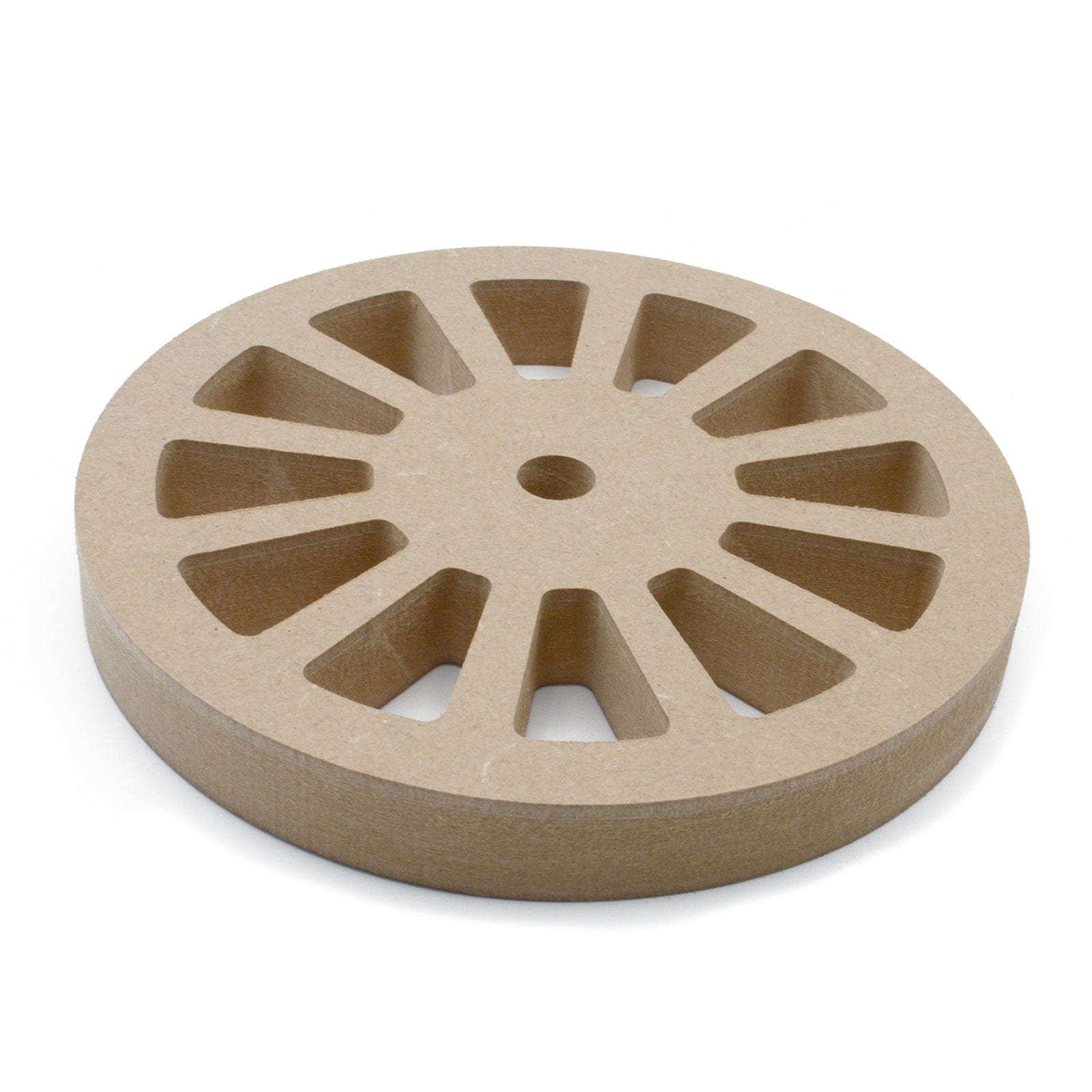 18mm Thick Model Train - Vintage Coach Wheels - LaserworksUK