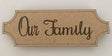3 x Our Family Plaques - LaserworksUK
