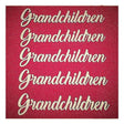 LaserworksUK Wooden Words & Letters 5x Wooden Grandchildren Word Script | MDF Embellishments