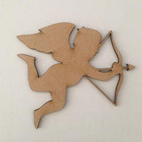 6 x Cherubs Cupid Cutout Angel Shapes | MDF Craft Blanks - Laserworksuk