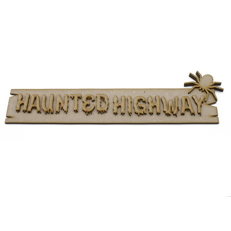 6x Halloween 3D Direction Signpost Signs - LaserworksUK