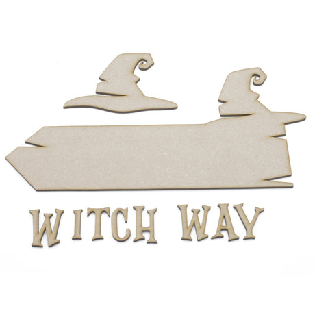 6x Halloween 3D Direction Signpost Signs - LaserworksUK