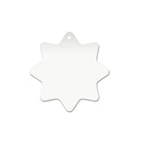 Acrylic 8 Sided Star Rounded Corners (8cm Pack of 7) - Laserworksuk