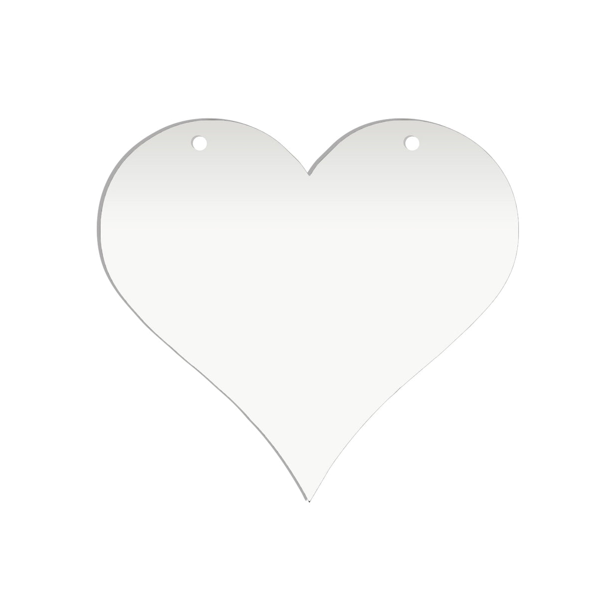 Laserworksuk craft disc Acrylic Heart Blanks (10cm Pack of 5)