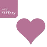 Acrylic Heart Blanks - Over 40+ Colours - Laserworksuk