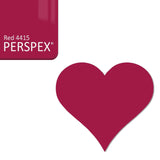 Acrylic Heart Blanks - Over 40+ Colours - Laserworksuk