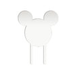 Laserworksuk craft disc Acrylic Mouse Head Cake Topper (17cm Pack of 3)