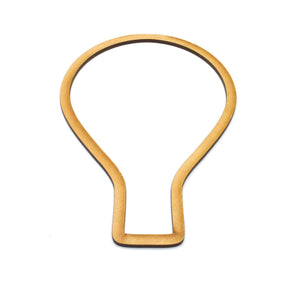 Balloon outline shapes - Nursery Decor - Childrens Bedroom - Pom Poms -MDF - Wall Decor - LaserworksUK