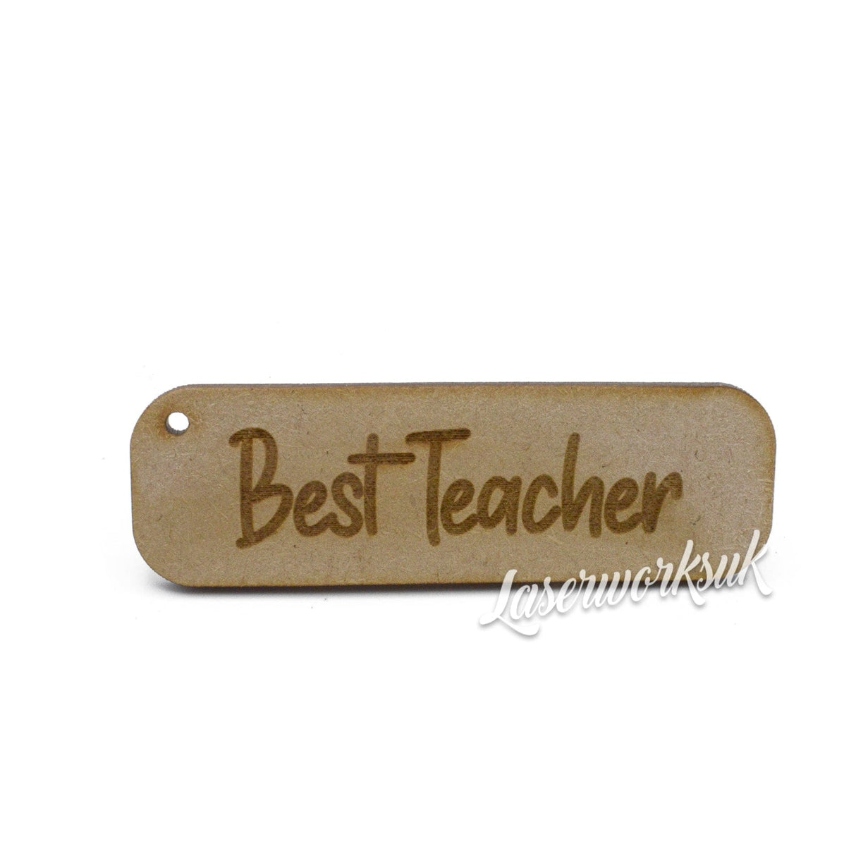 Best Teacher Tag - Tags for crafters - Laserworksuk