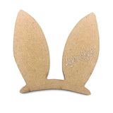 Bunny Ears - Kids Wooden Rabbit Craft Shapes - Laserworksuk