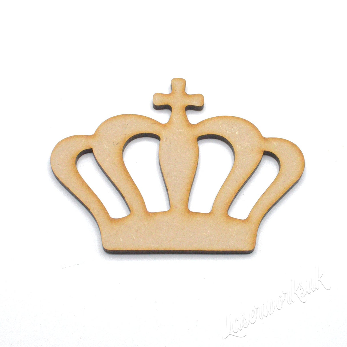 LaserworksUK Wooden Craft Shapes Classic Royal Crown Craft Shapes - Tiara