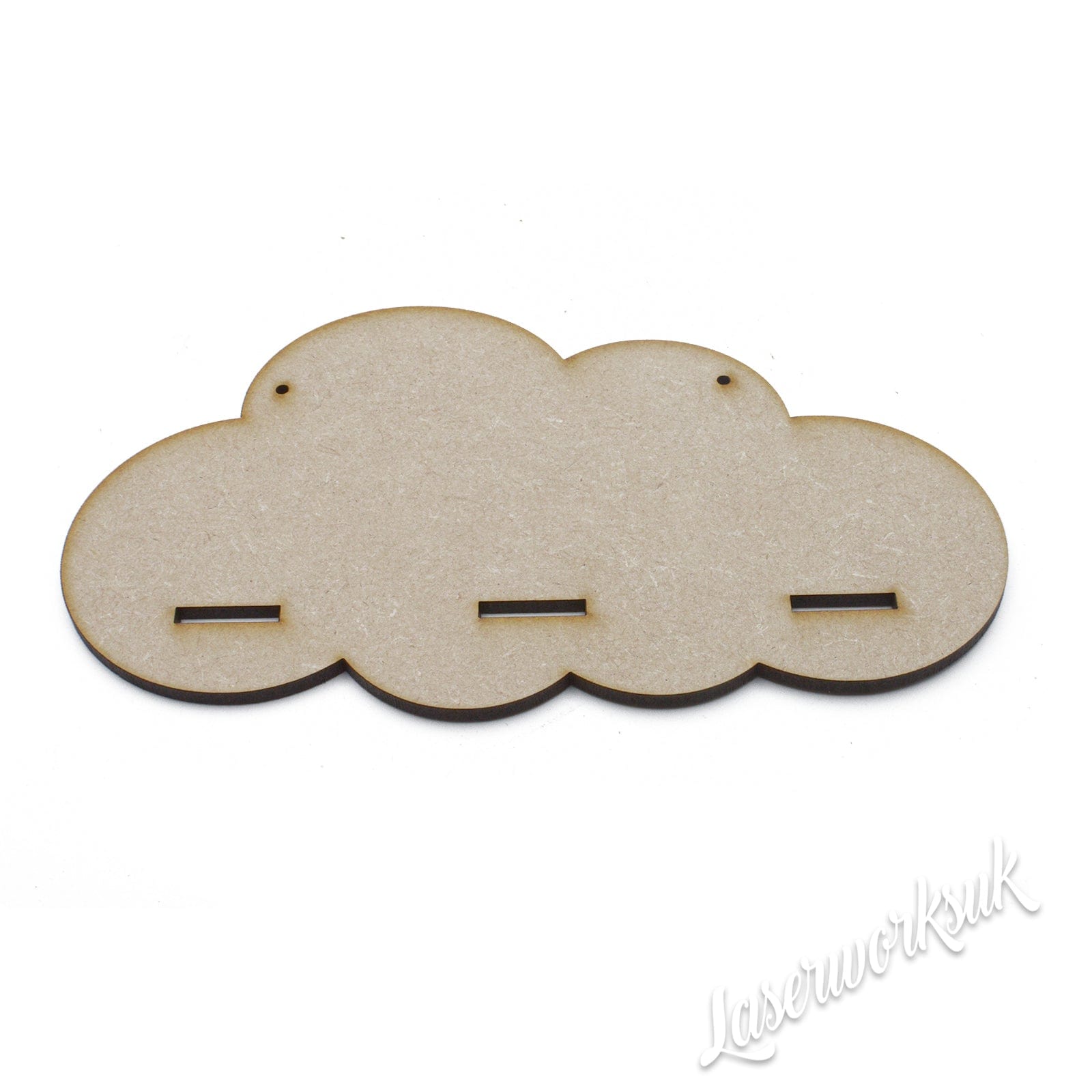 Cloud Hair & Clip Ribbon Bow Holder - Cloud Storage Organizer - LaserworksUK