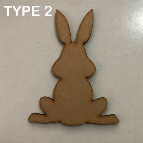 Easter Bunny Craft Rabbit Shapes - Laserworksuk