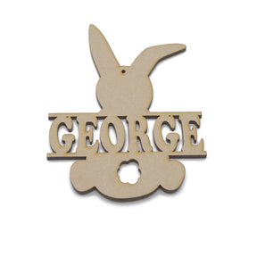 Personalised Easter Bunny Decorations - LaserworksUK
