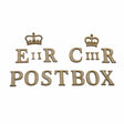 EIIR CIIR Letters and Crown - Wedding Post Box Sign - Laserworksuk