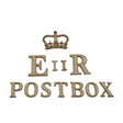 EIIR CIIR Letters and Crown - Wedding Post Box Sign - Laserworksuk