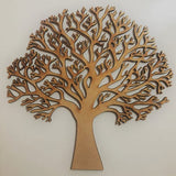 Family Tree Shape |  3 x Autumn Trees - Laserworksuk