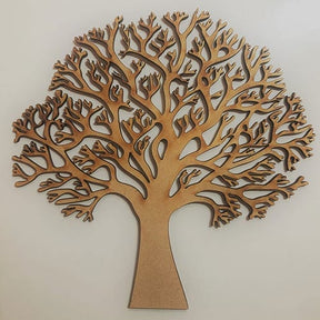 Family Tree Shape | 3 x Autumn Trees - LaserworksUK