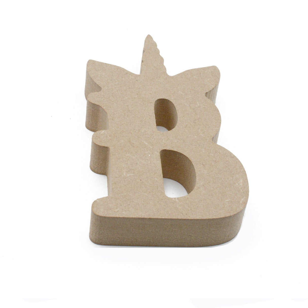 LaserworksUK Wooden Words & Letters Free Standing 18mm Personalised Unicorn Letters & Numbers