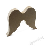 Freestanding Angel Wings Wooden Shapes - Nursery Décor - Laserworksuk