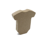 Freestanding Baby Vest Sleepsuit - 18mm MDF Wooden Craft Shape - Laserworksuk