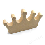 Freestanding Crown 18mm MDF Wooden Craft Shapes - Laserworksuk