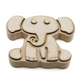 Freestanding Cute Elephant Shapes - Nursery Decor - Laserworksuk