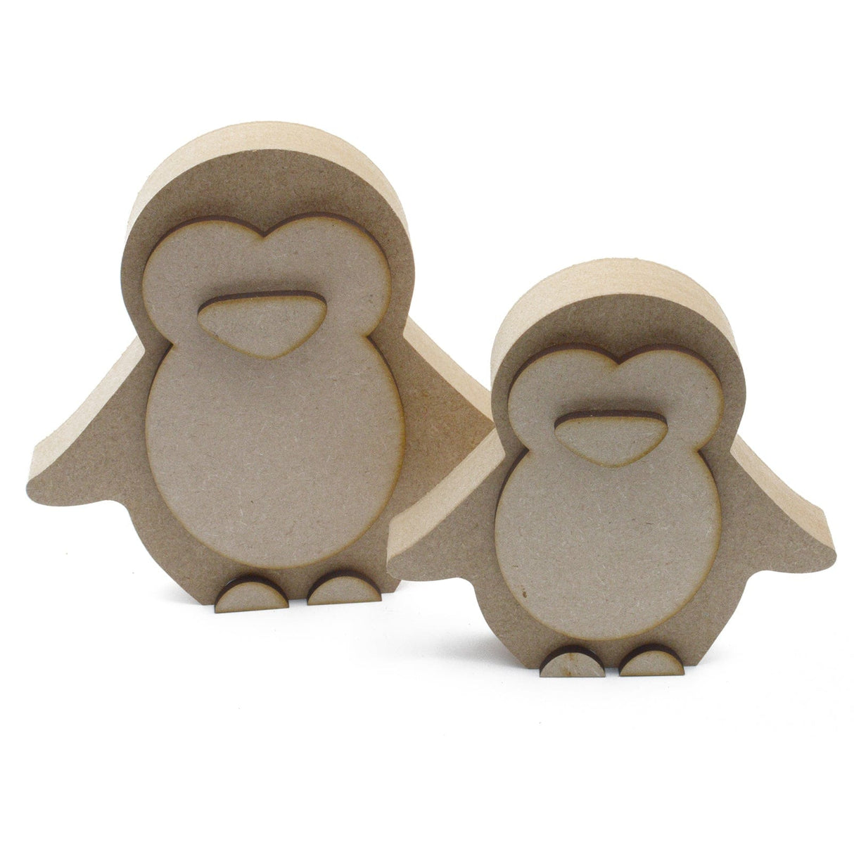 Freestanding Cute Penguin Shapes - Christmas & Nursery Decor - Laserworksuk