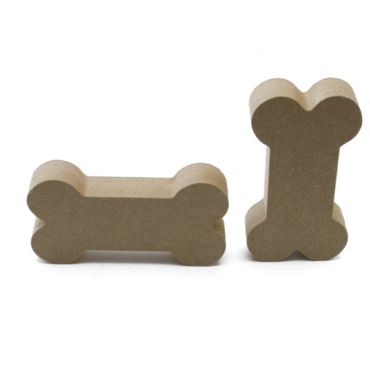 Freestanding Dog Bone 18mm MDF Wooden Craft Shapes - Laserworksuk