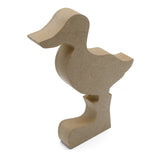 Freestanding Duck in Wellies 18mm MDF Wooden Craft Shapes - Laserworksuk