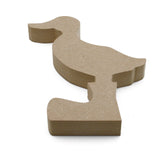 Freestanding Duck in Wellies 18mm MDF Wooden Craft Shapes - Laserworksuk