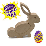 Laserworksuk Freestanding Easter Bunny Easter Egg holder
