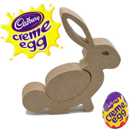 Freestanding Easter Bunny Easter Egg holder - Laserworksuk