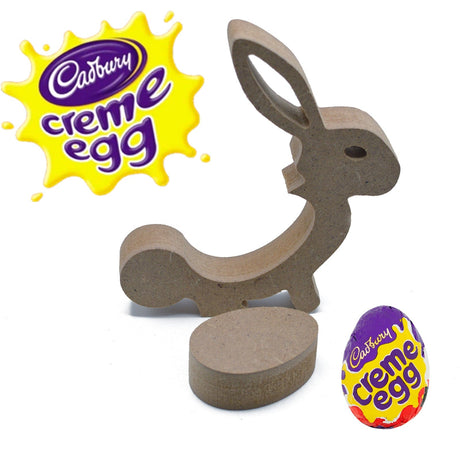 Freestanding Easter Bunny Easter Egg holder - Laserworksuk