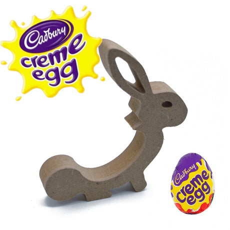 Freestanding Easter Bunny Easter Egg holder - Laserworksuk