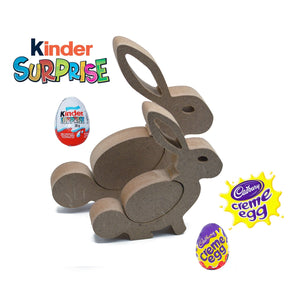 Freestanding Easter Bunny Easter Egg holder - Laserworksuk