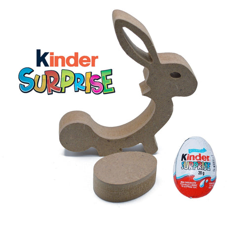 Freestanding Easter Bunny Easter Egg holder - Laserworksuk