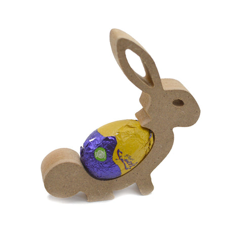 Freestanding Easter Bunny Easter Egg holder - Laserworksuk