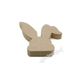 Freestanding Easter Bunny Head with Ears - Laserworksuk