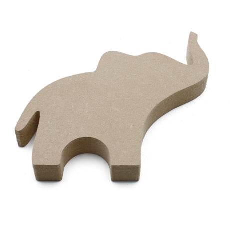 Freestanding Elephant 18mm MDF Wooden Craft Shape - Laserworksuk