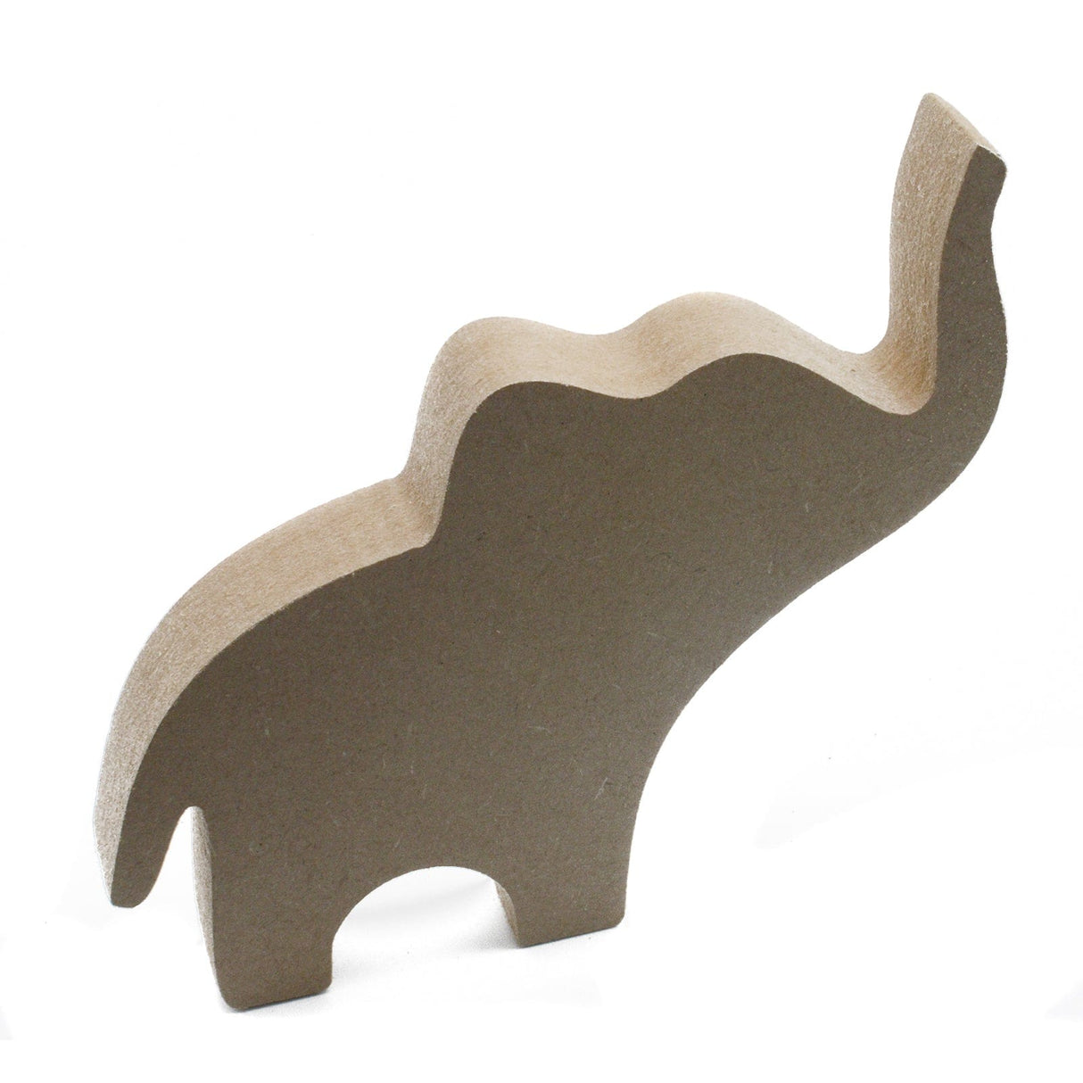 Freestanding Elephant 18mm MDF Wooden Craft Shape - Laserworksuk