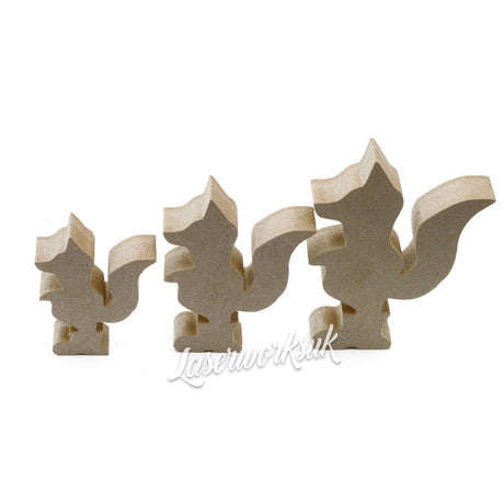 Freestanding Fox in Wellies 18mm MDF Wooden Craft Shapes - Laserworksuk