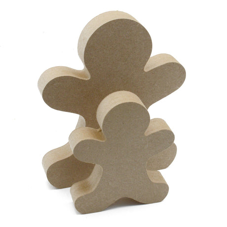 Freestanding Gingerbread Man Christmas Blank Decoration - Laserworksuk